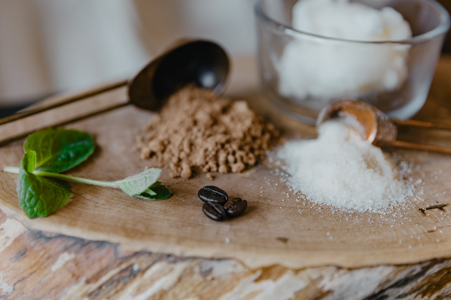 Exfoliant au sucre biologique