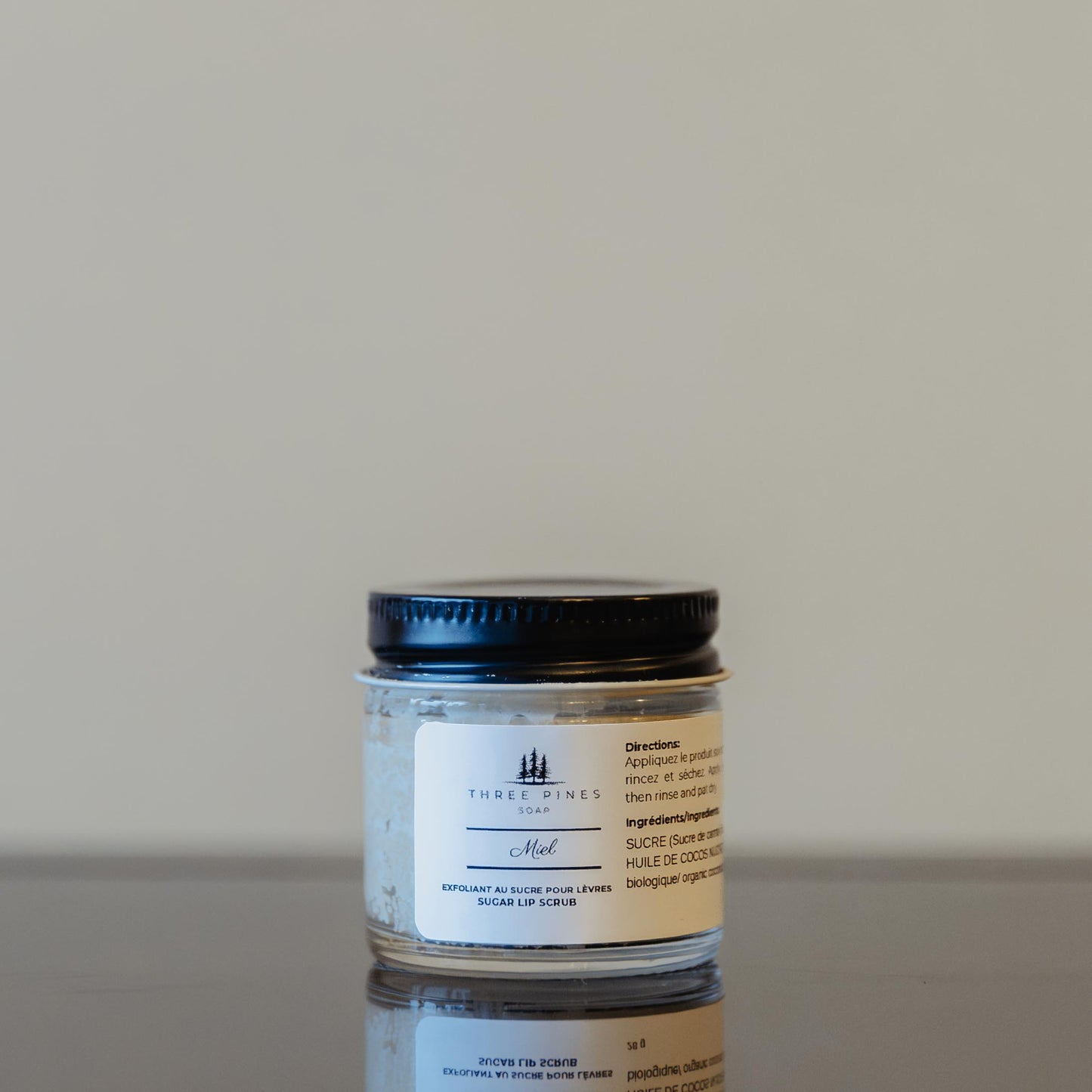 Exfoliant pour les lèvres au sucre